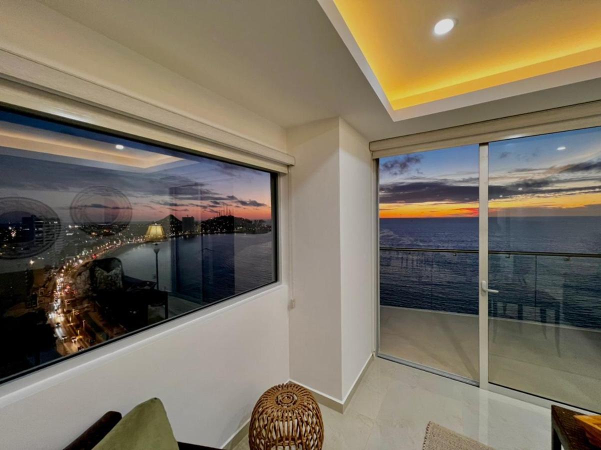 Sunset View Malecon 1404 Vista Panoramica Al Mar Apartment Mazatlán Exterior foto