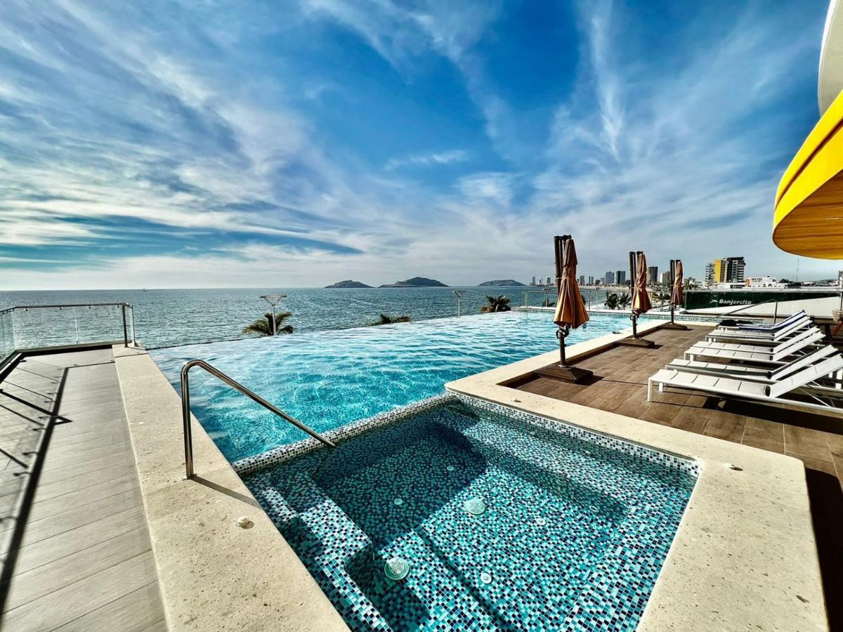 Sunset View Malecon 1404 Vista Panoramica Al Mar Apartment Mazatlán Exterior foto