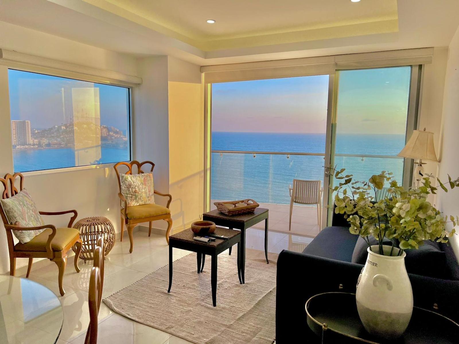 Sunset View Malecon 1404 Vista Panoramica Al Mar Apartment Mazatlán Exterior foto